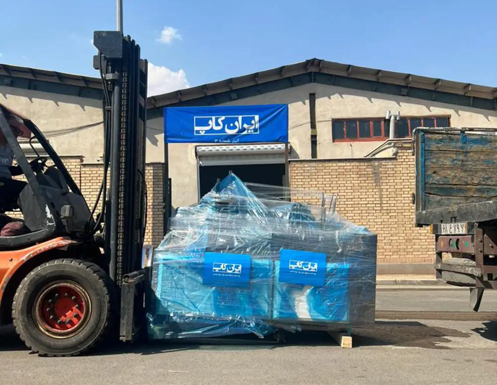 ارسال دستگاه لیوان کاغذی