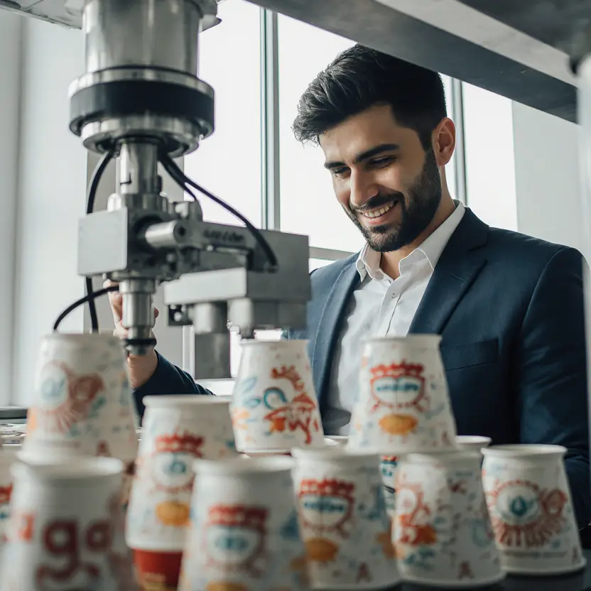 درآمد تولید لیوان کاغذی